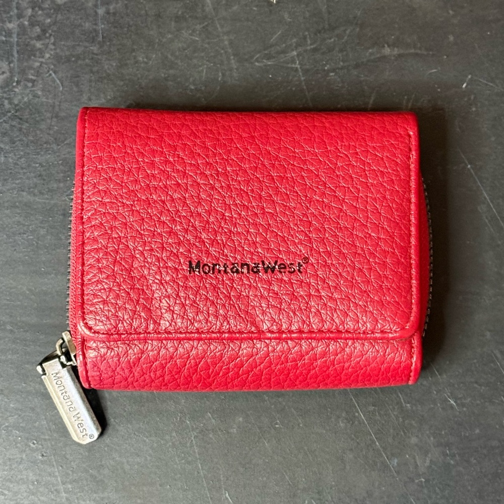 Montana West Vibrant Red Wallet